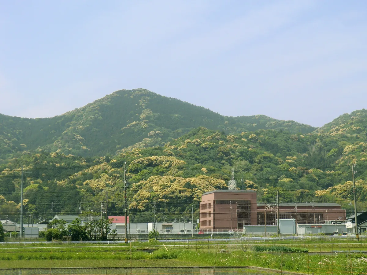 2011년 미야지산과 앞쪽 오토와 청사