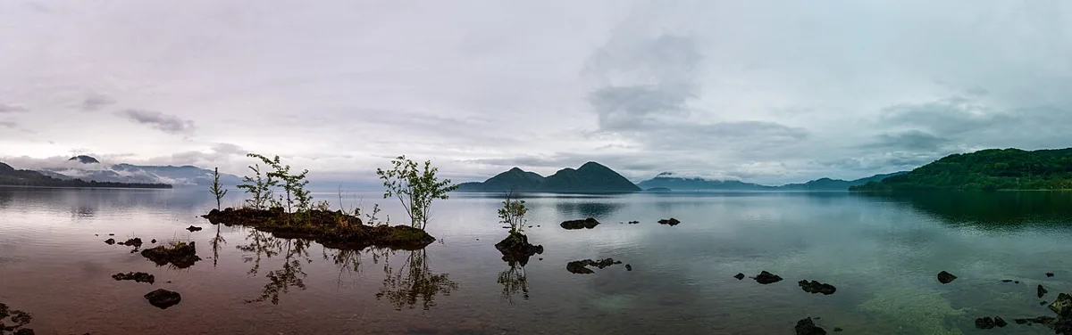 Lake Toya from Ukimido in May 2024