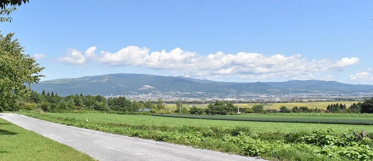 2023年に戸切地陣屋跡から北側を見た風景