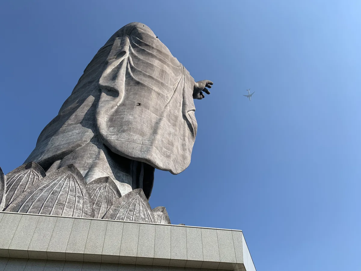 2024년 9월 아래에서 본 우시쿠 대불