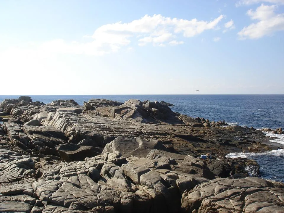 2007年のムシロ瀬の岩の海岸
