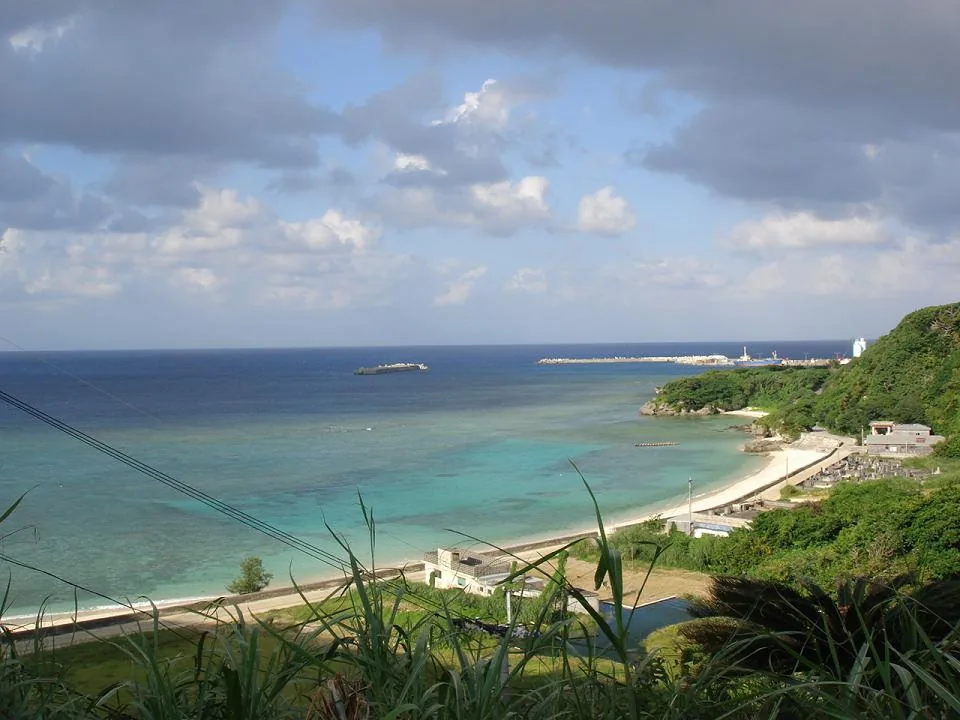 2007년 위쪽에서 본 완조 해변