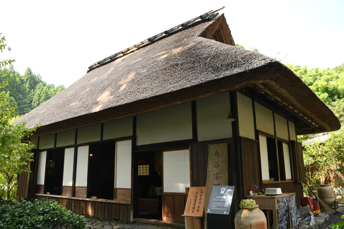 2018年の永谷宗円生家の再建家屋