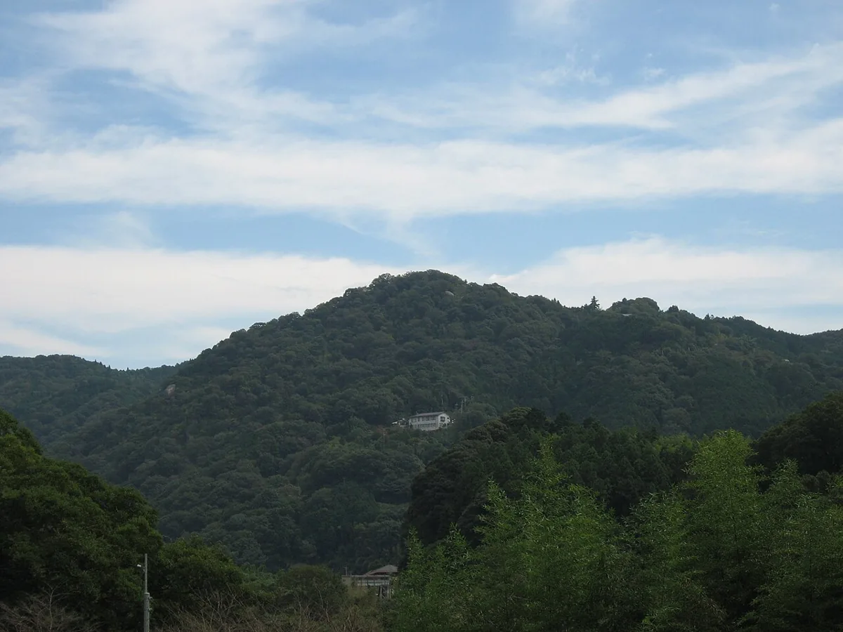 가사기산의 모습, 2012년 10월
