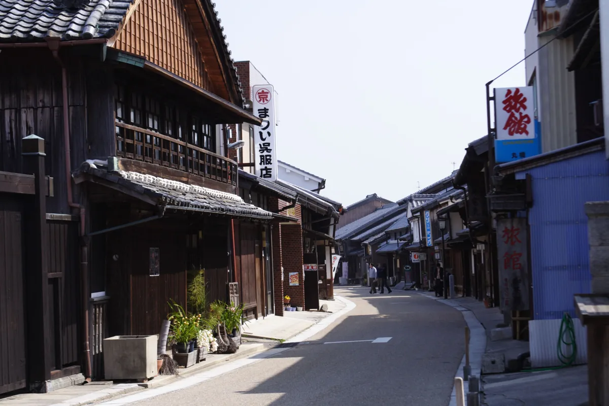 2006年撮影の関宿の町並み