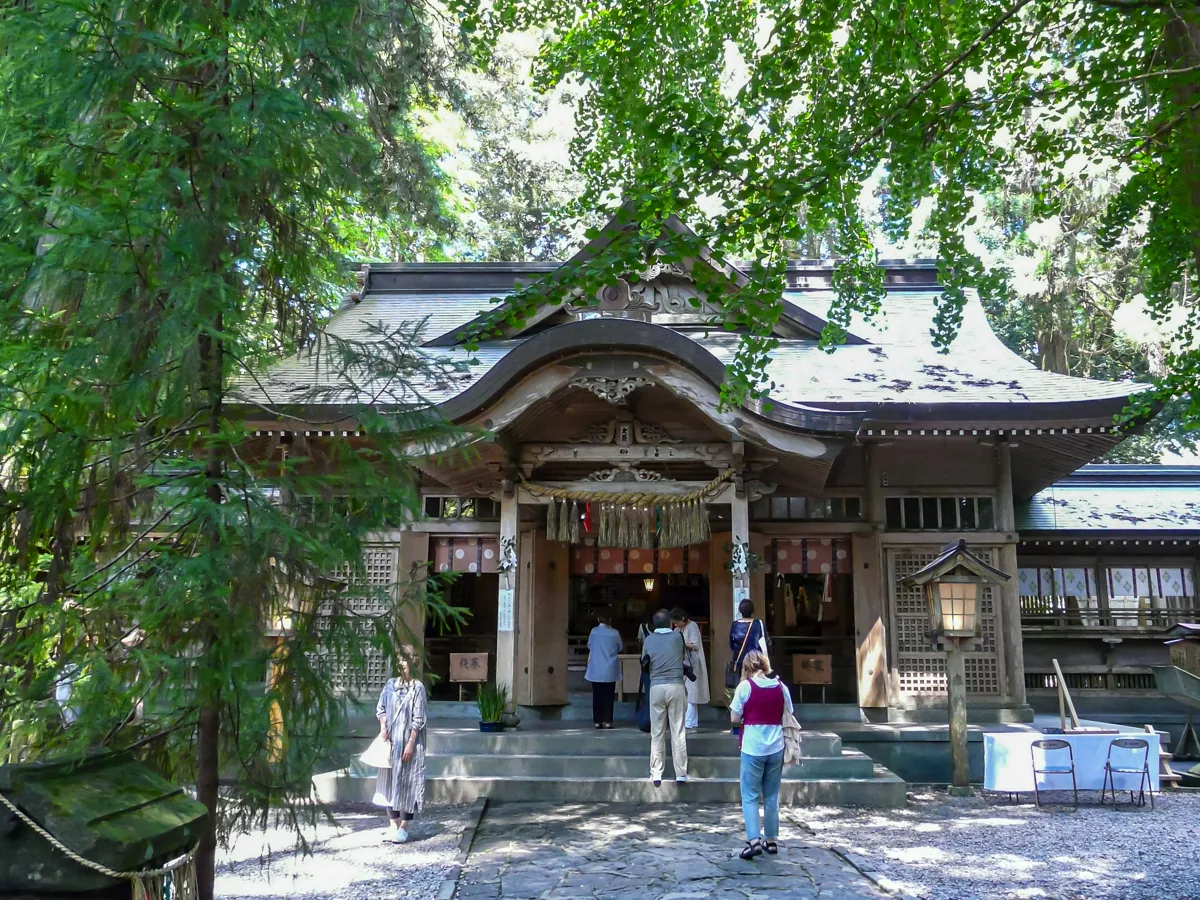 2019年の高千穂神社拝殿