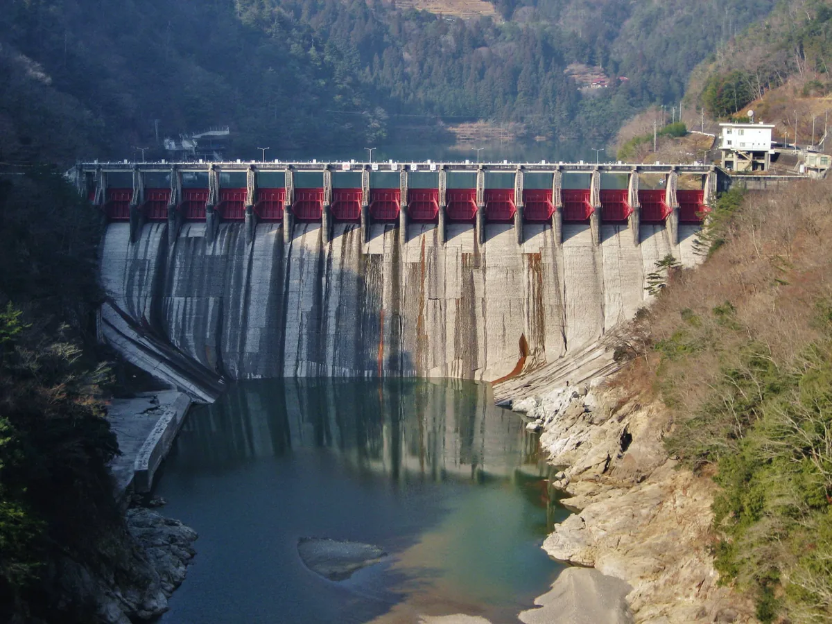 2007年2月の平岡ダム
