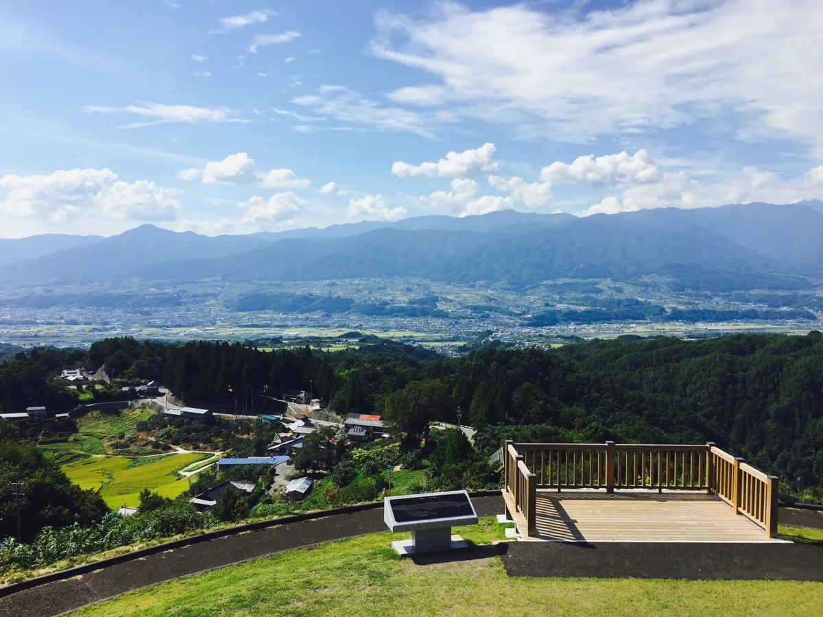 2016年の福島てっぺん公園の景色