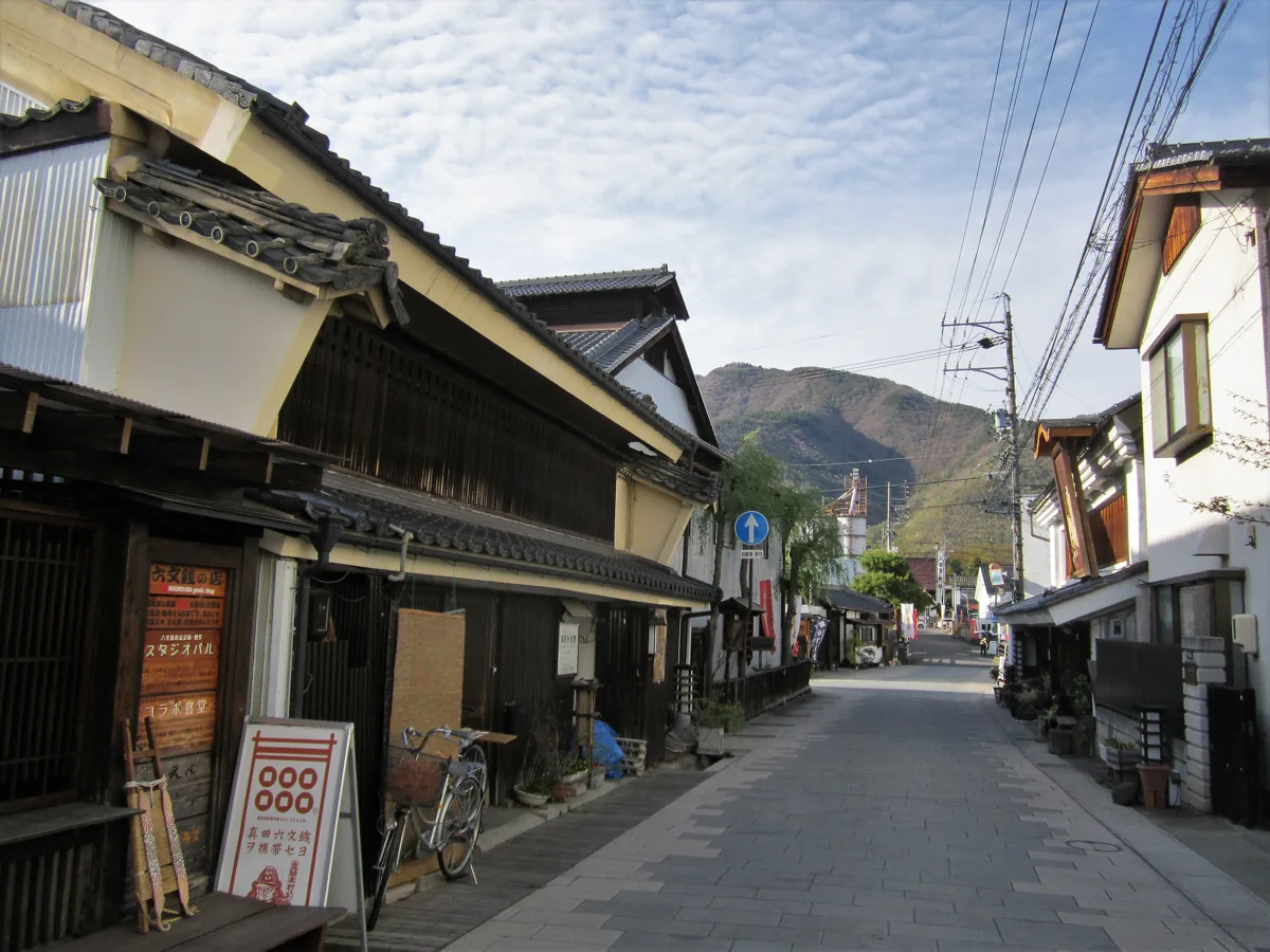 2019年4月の上田・柳町の通り