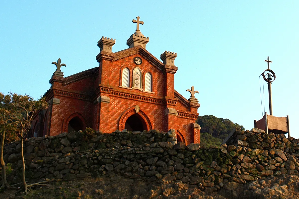 Former Nokubi Church exterior on Nozaki Island in 2010