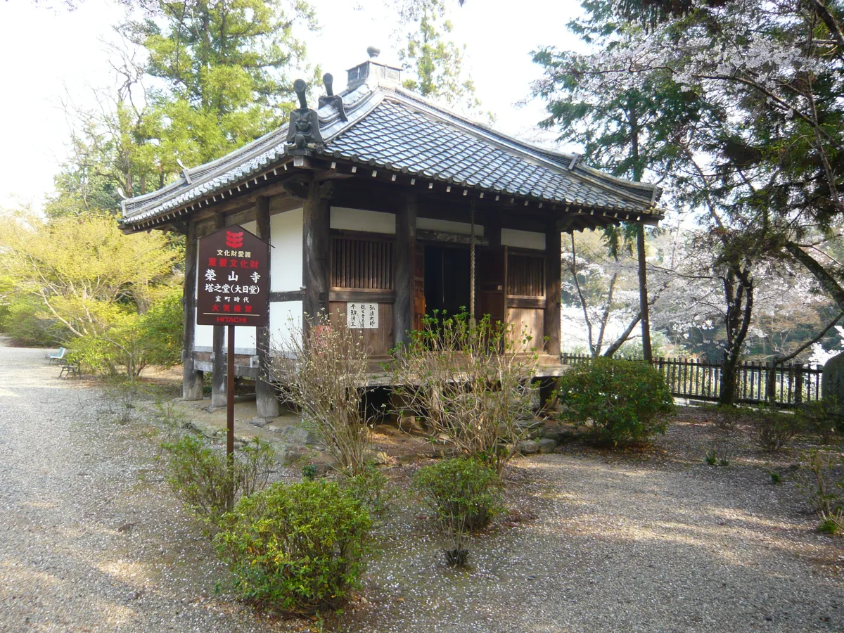 榮山寺八角堂の外観、2011年