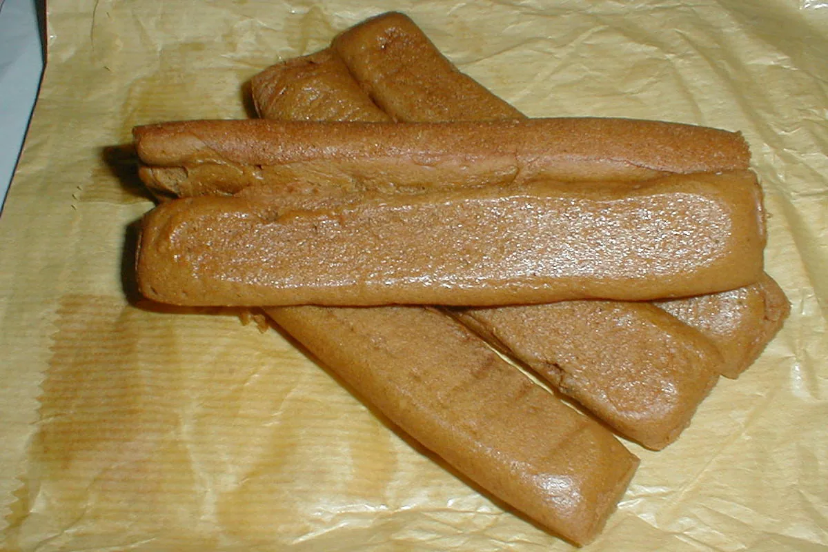2005년 촬영된 폿포야키 과자 예시