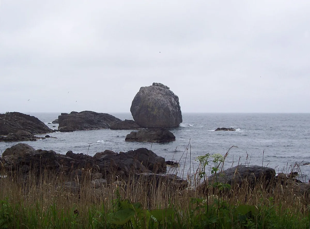 種差海岸の海と岩、2004年