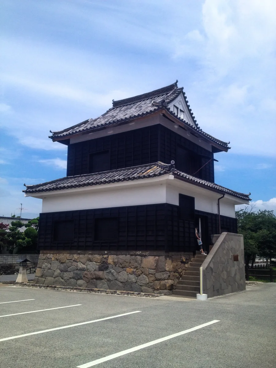 Restored Kimon turret in Hiji in July 2014
