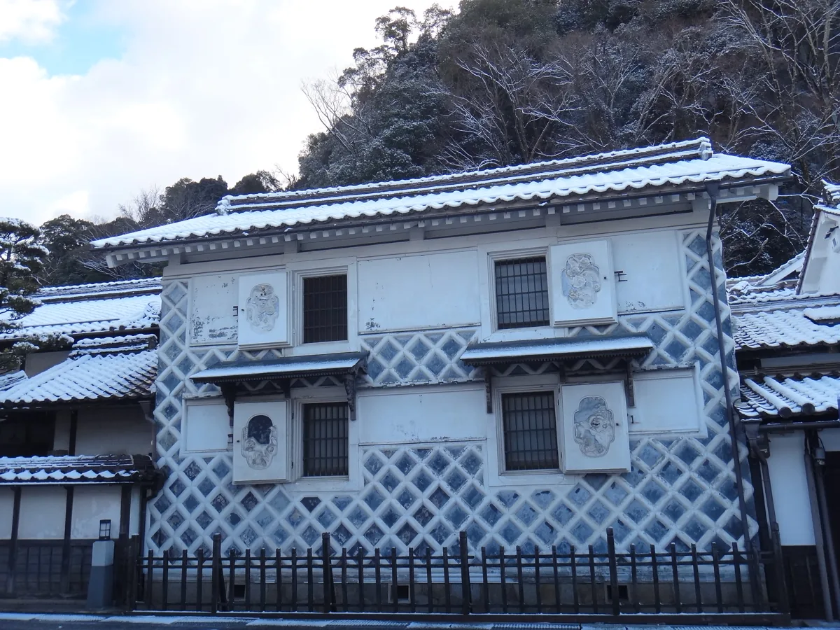 2017年の勝山の歴史的な町並み