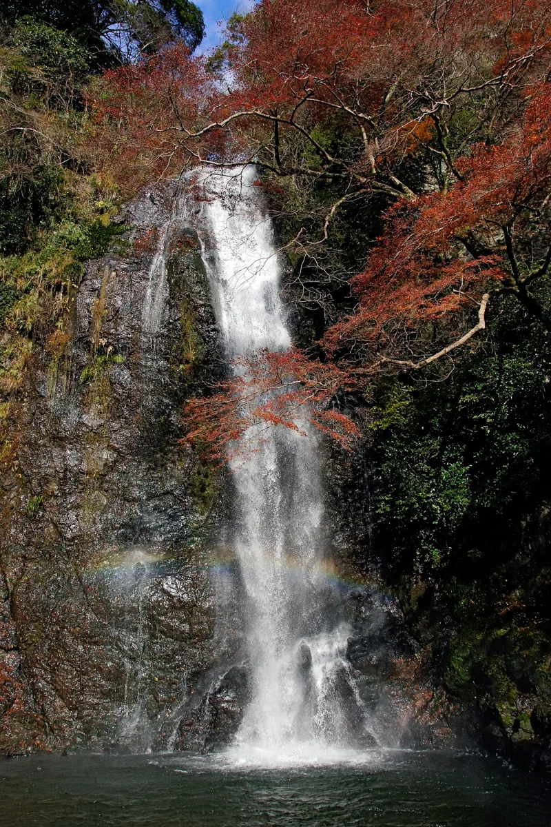 2012年12月の箕面大滝