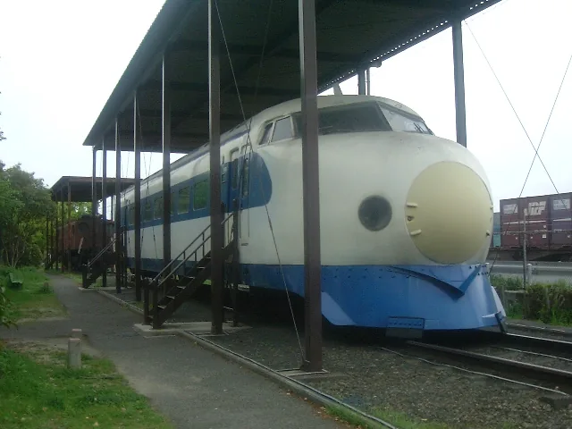 新幹線公園の保存0系先頭車