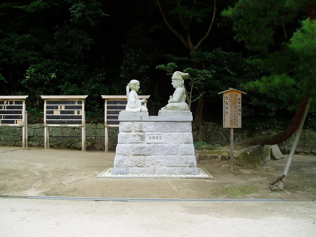 2006년 시조나와테 신사 경내