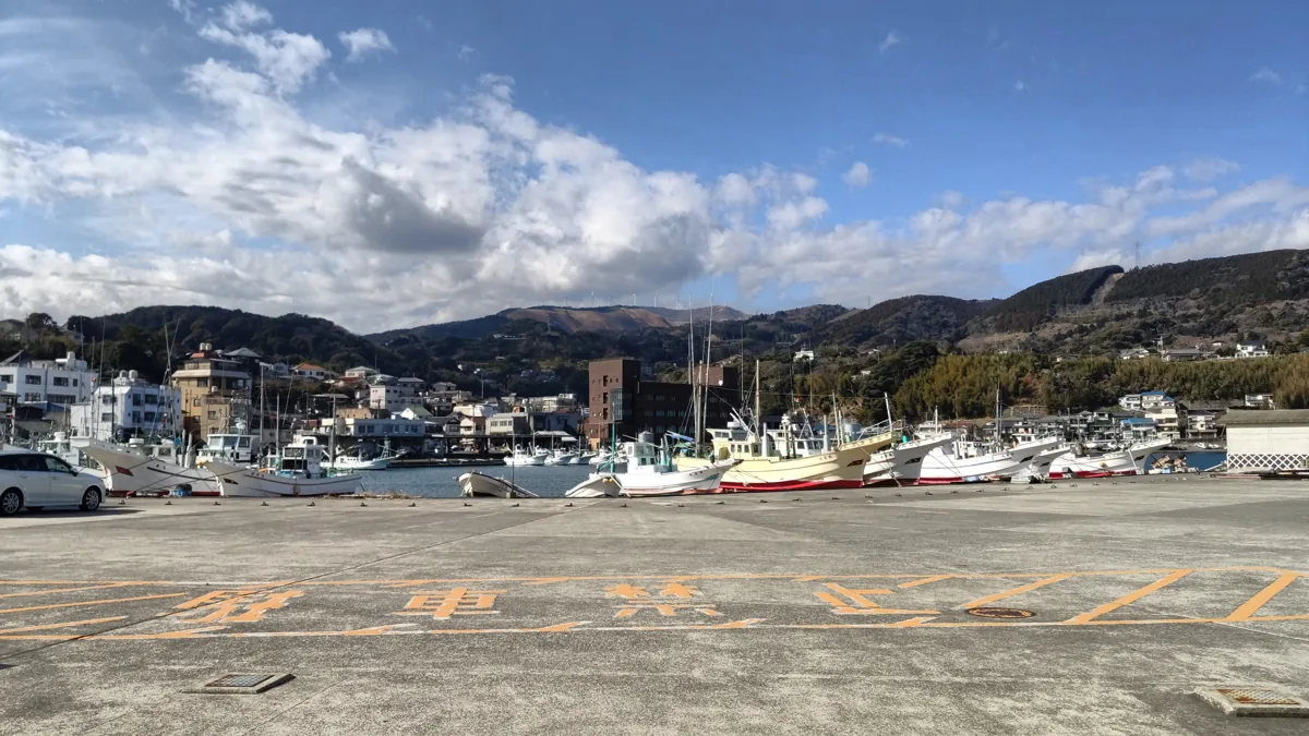 Inatori Fishing Port in February 2022