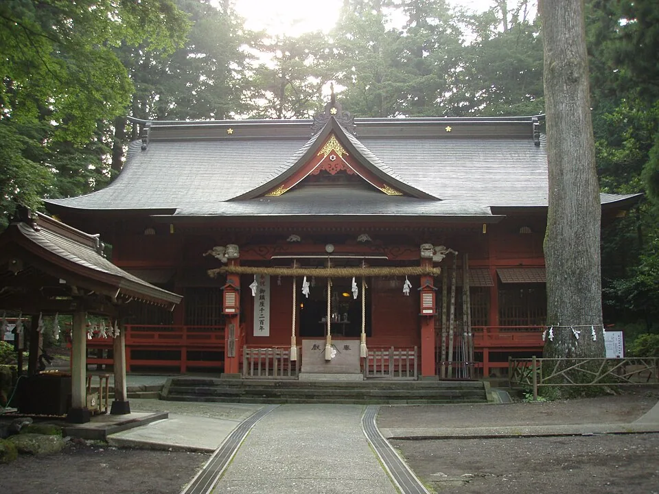 2007年の須走浅間神社の境内