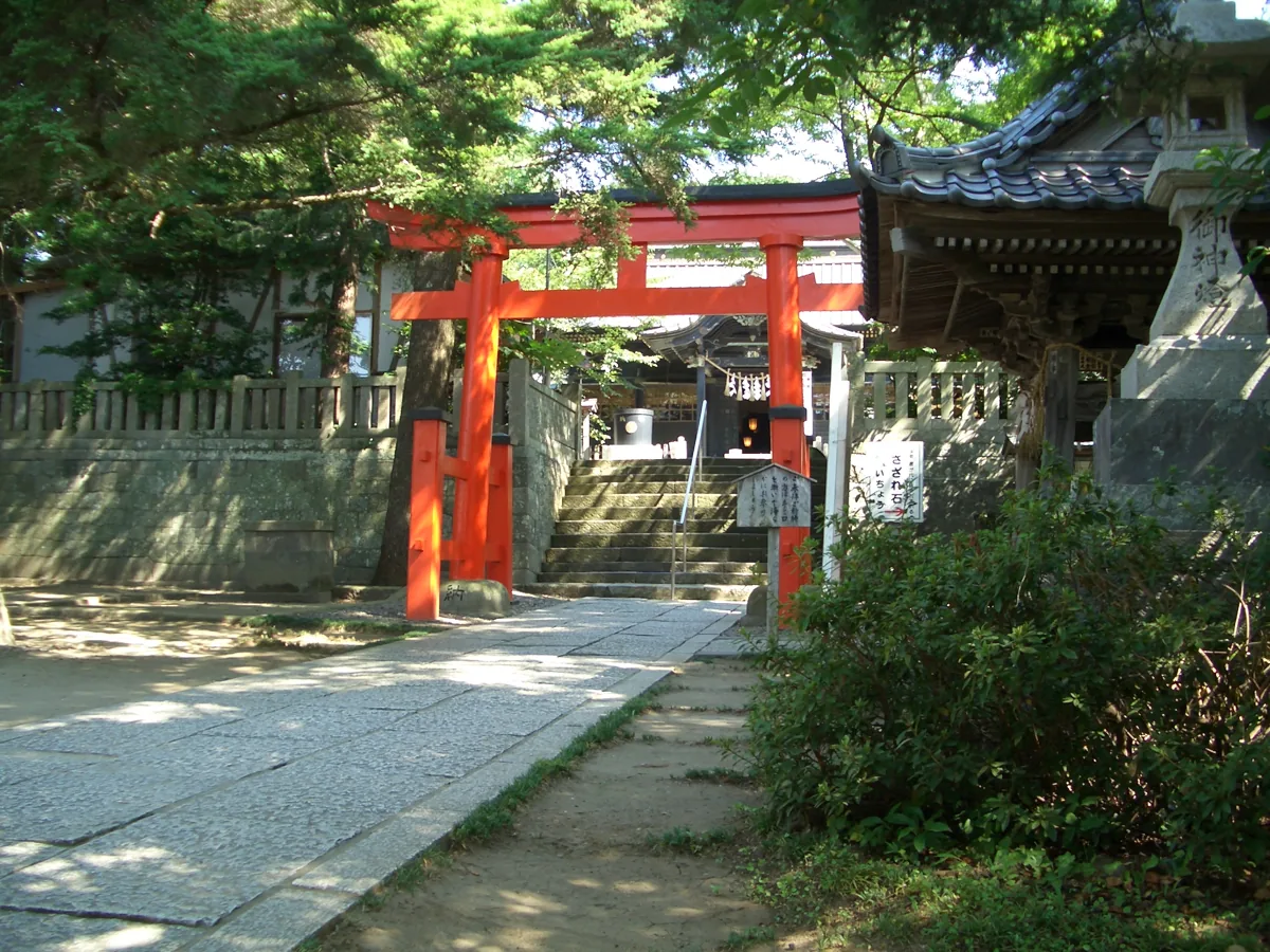 2007년 다마사키 신사의 세 번째 도리이