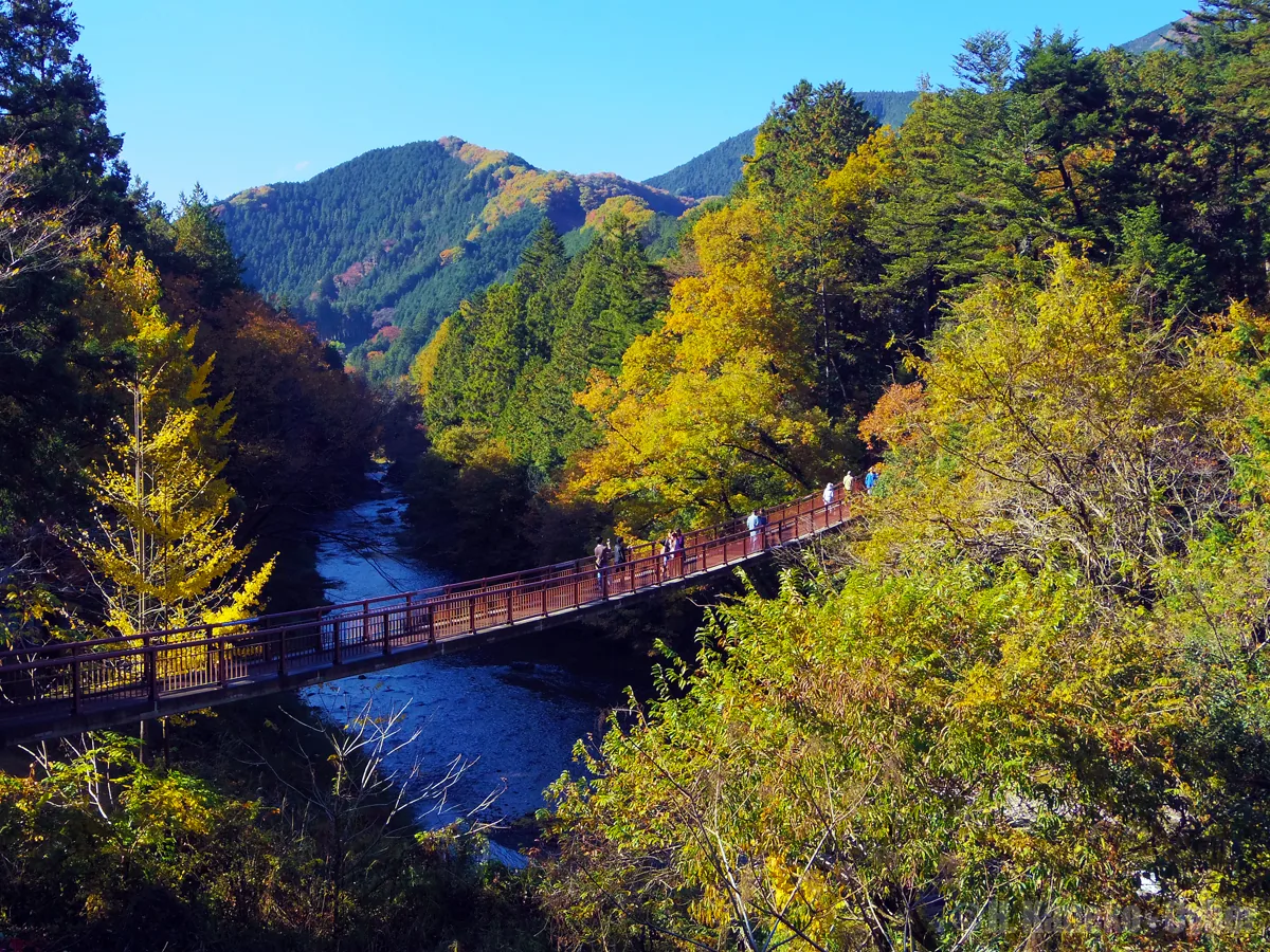Aki River and Ishibune Bridge in November 2012
