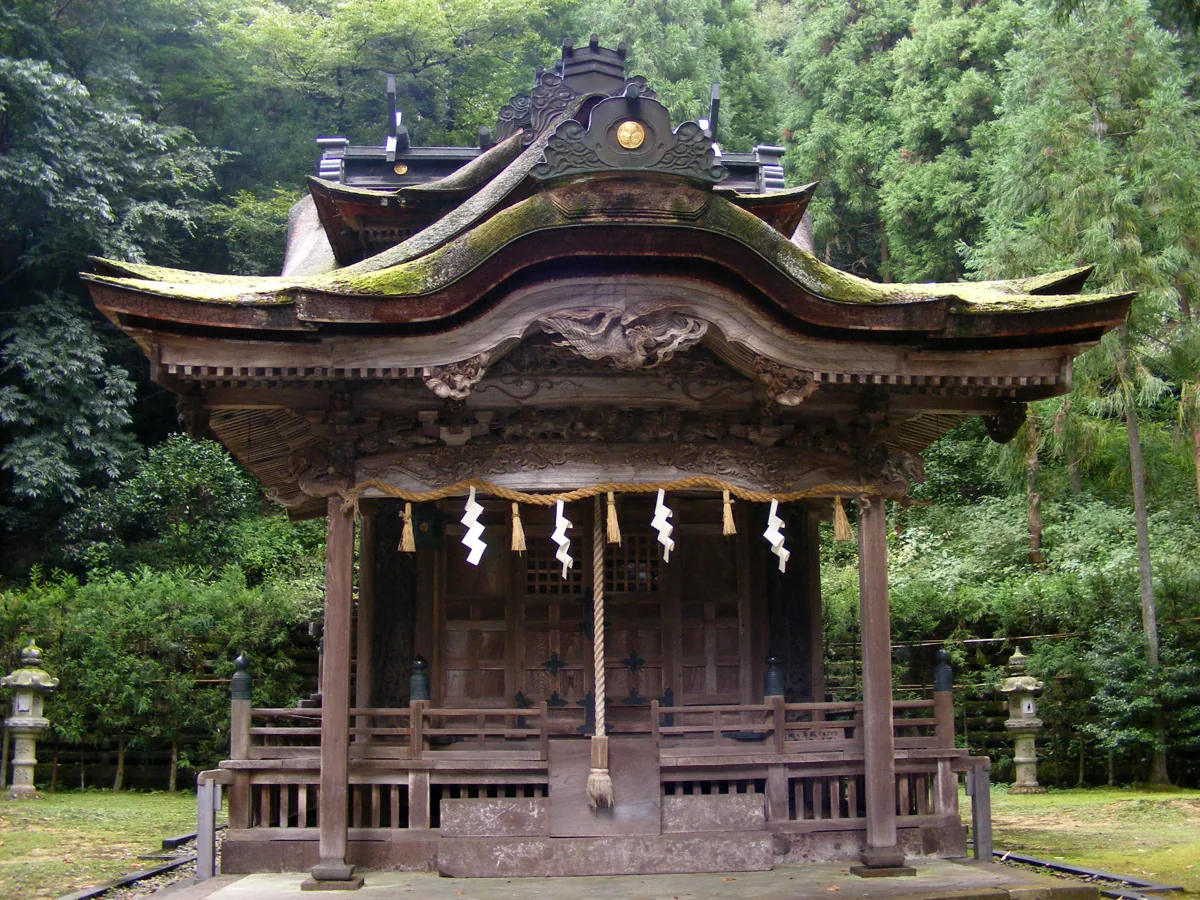 工事前の大瀧神社の建物