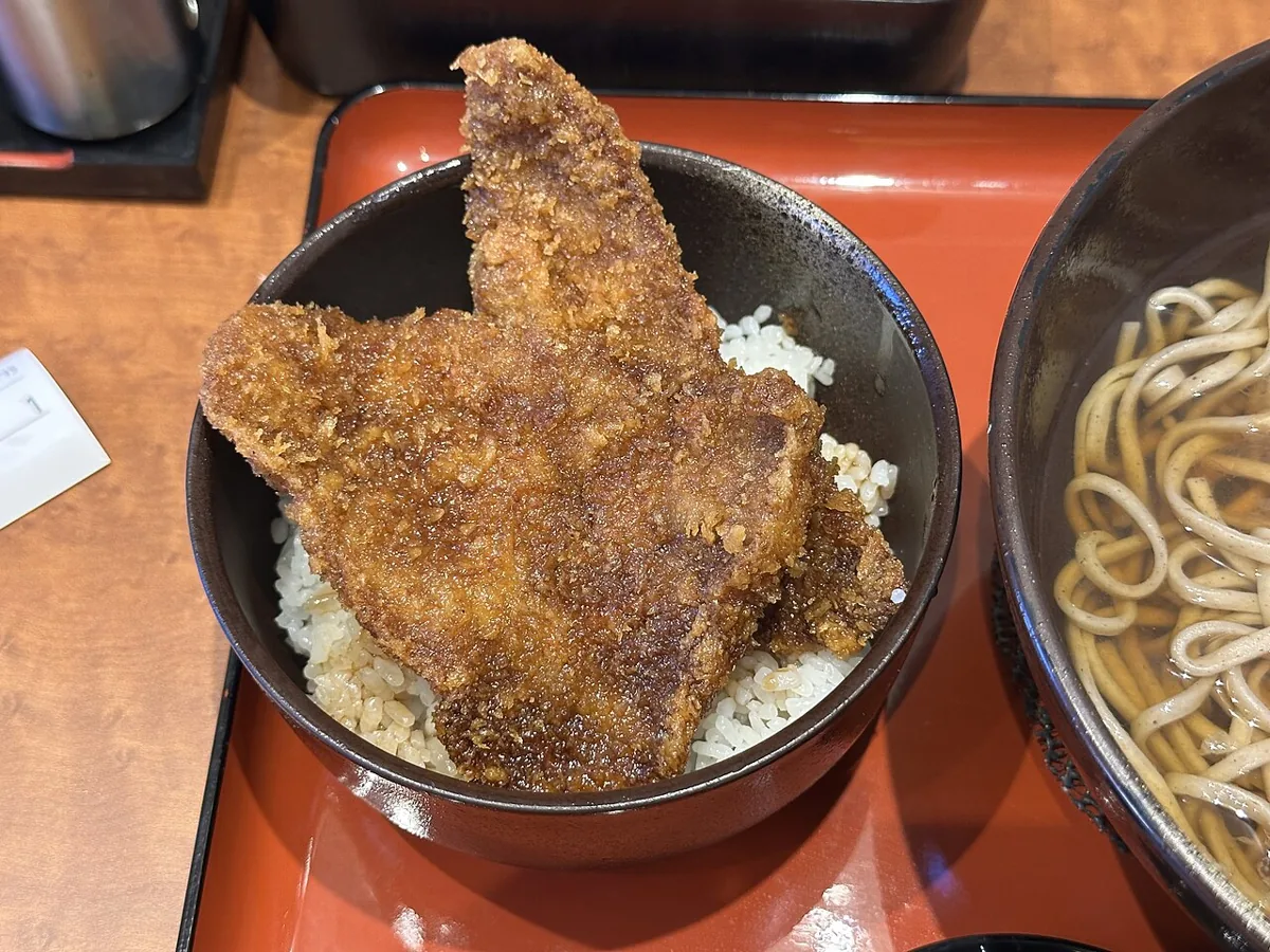 2025年に福井駅で撮影したソースカツ丼