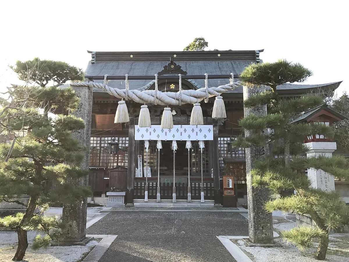 2016年の綱敷天満宮拝殿