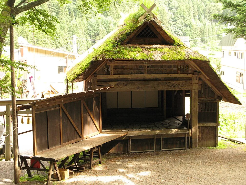 2009年の檜枝岐の舞台