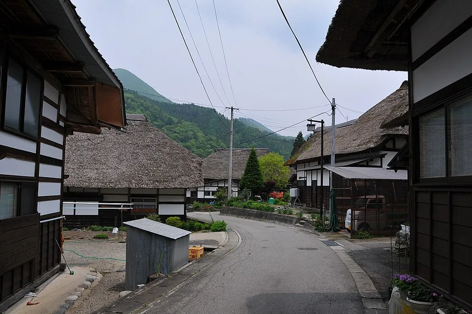 2011년 마에자와 마을의 풍경