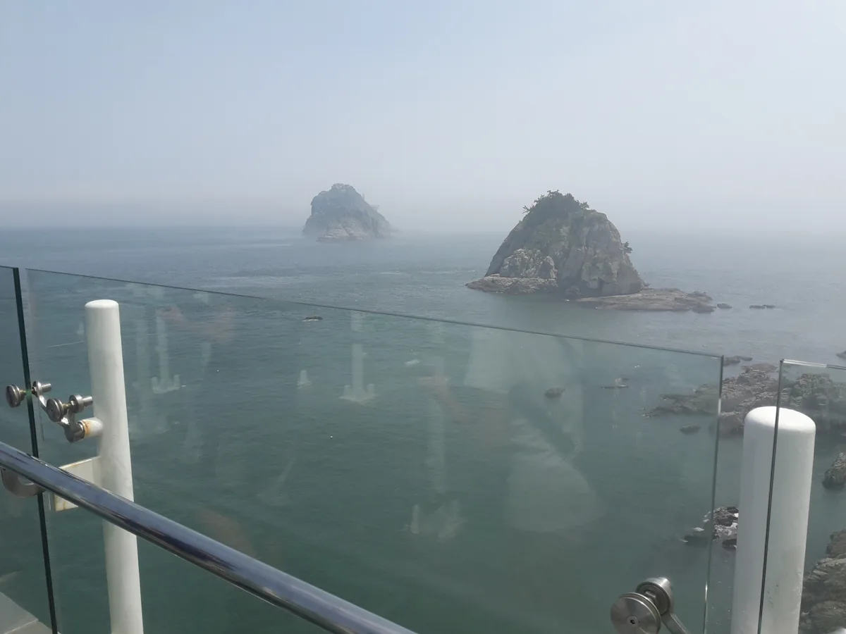 2017年に展望台から眺めた五六島
