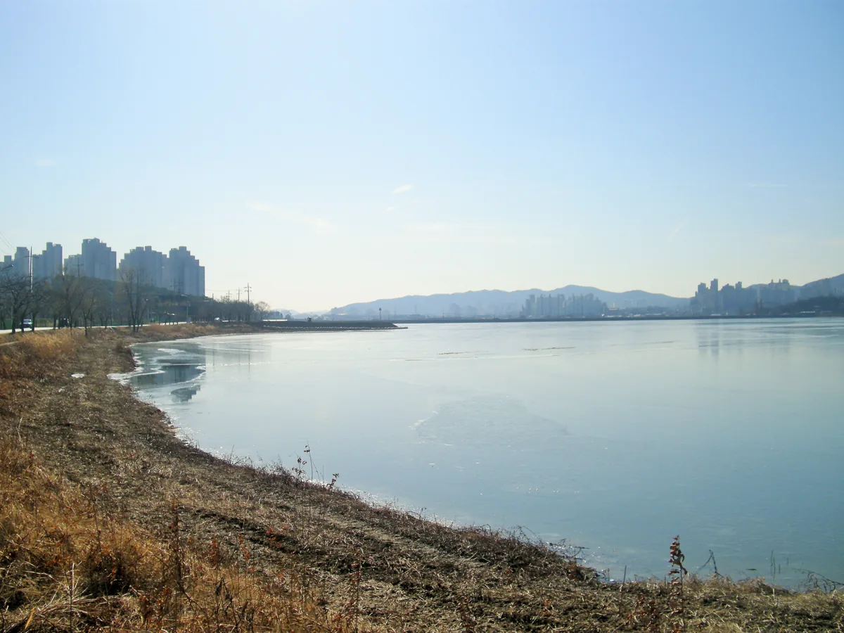 2015년 겨울 왕송호수와 물가