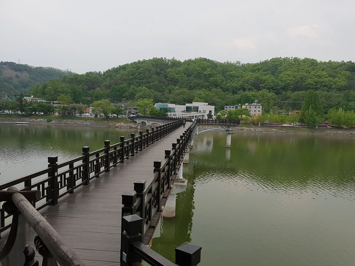 2018年5月の安東月映橋